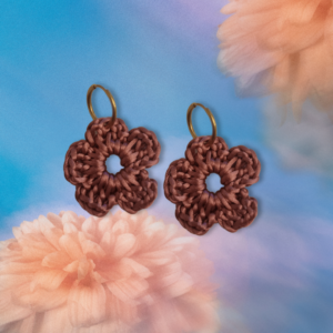 Pendientes Crisantemo | Ganchillo