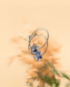 Pendientes Jazmín Azul