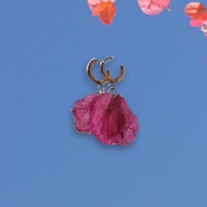 Pendientes Pétalos de Buganvilla