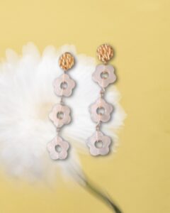 Pendientes Tres flors