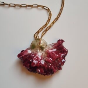 Collar de flor Clavel