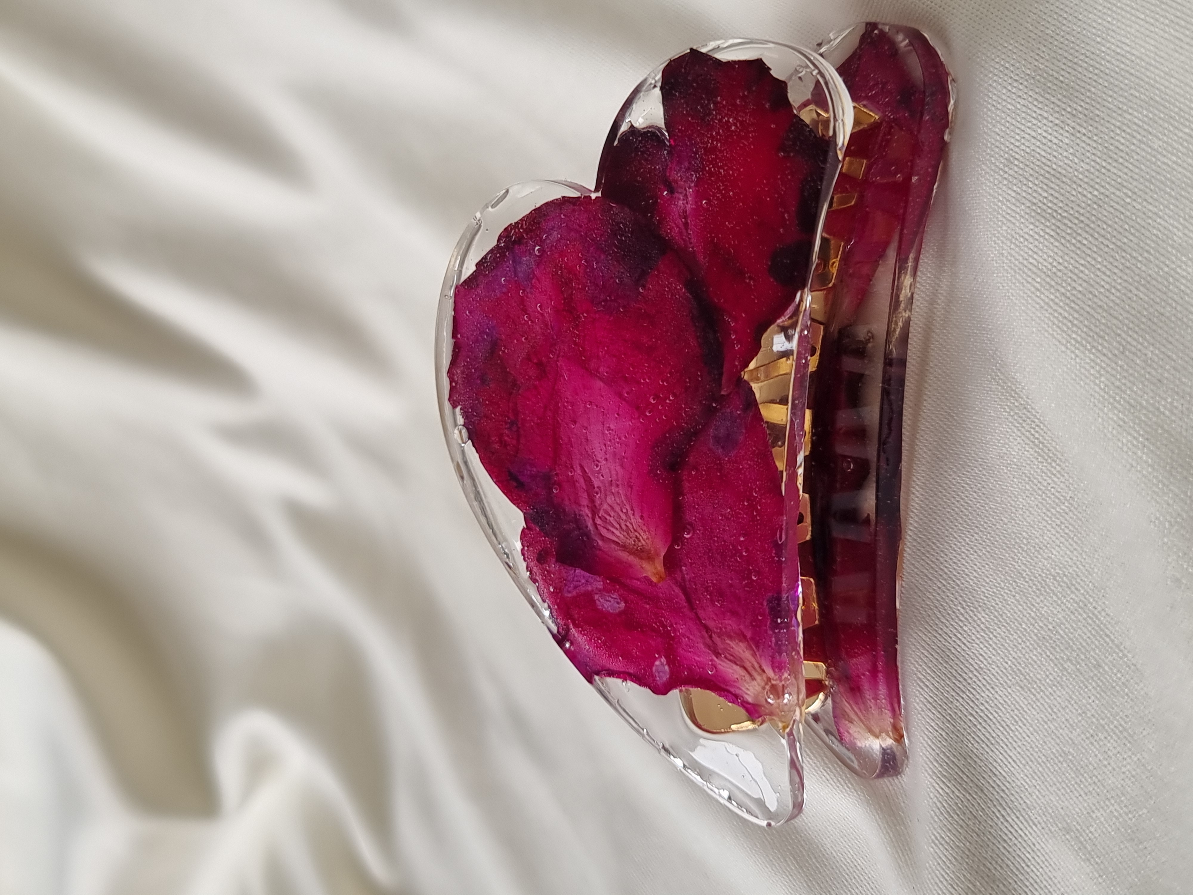 Pinza para el pelo | Pétalos de Rosa