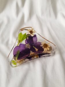 Pinza para el pelo | Violetas