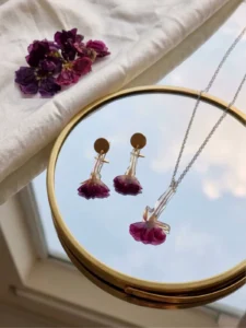 Conjunto flor de Malva