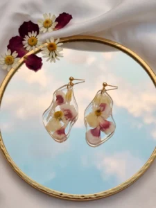 Pendientes Pétalos de Clavel