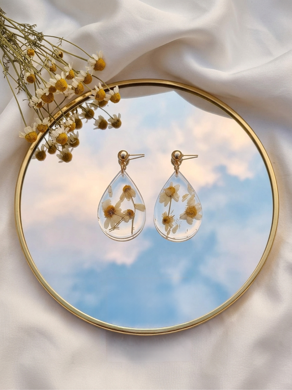 Pendientes Camomila silvestre