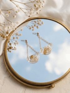 Pendientes Lobularia Marítima